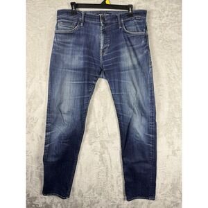 Mavi‎ Men's 34x34 Zach Straight Leg Dark Blue Denim Jeans
